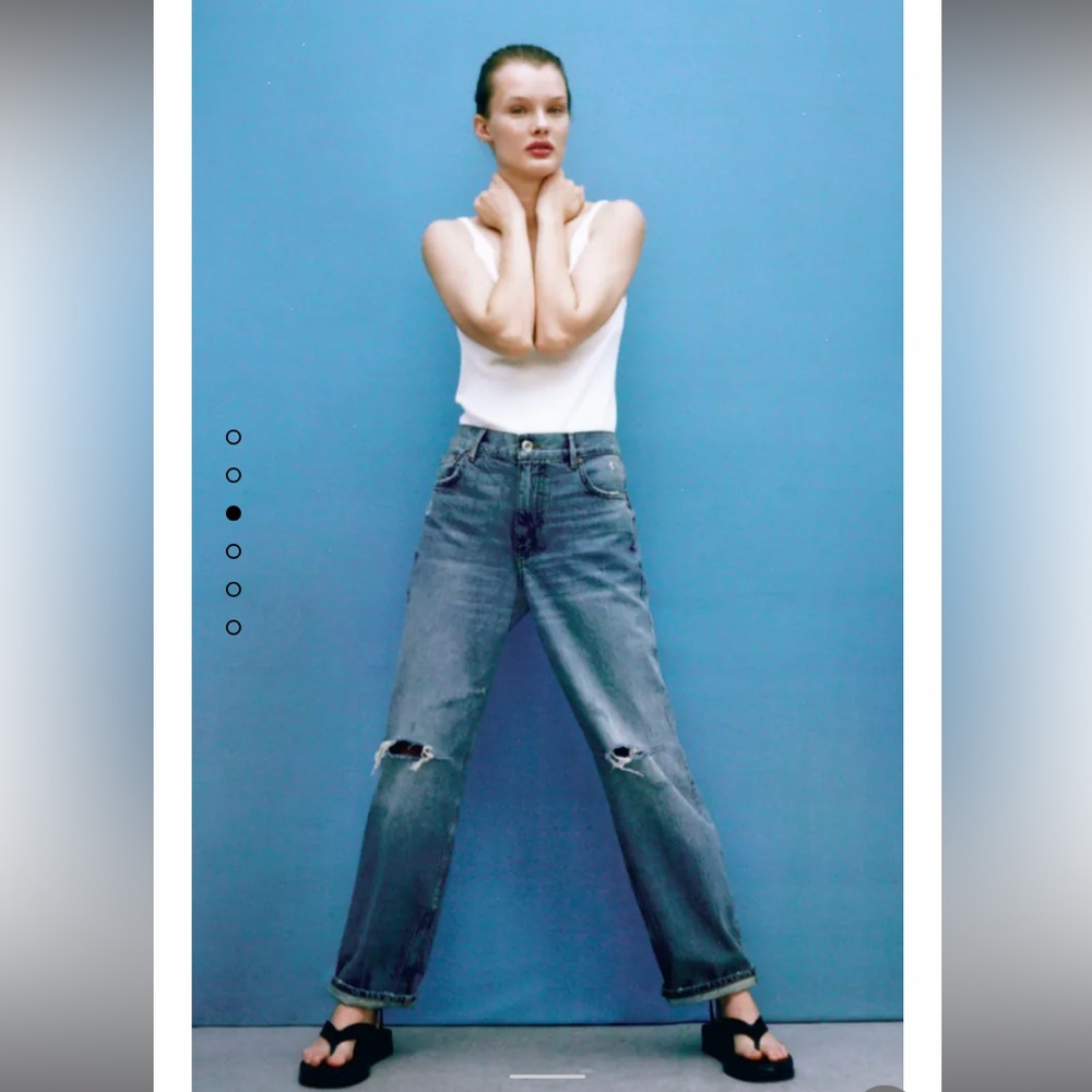 🌷NWT ZARA the Trevor ZW jeans - Picture 2 of 12
